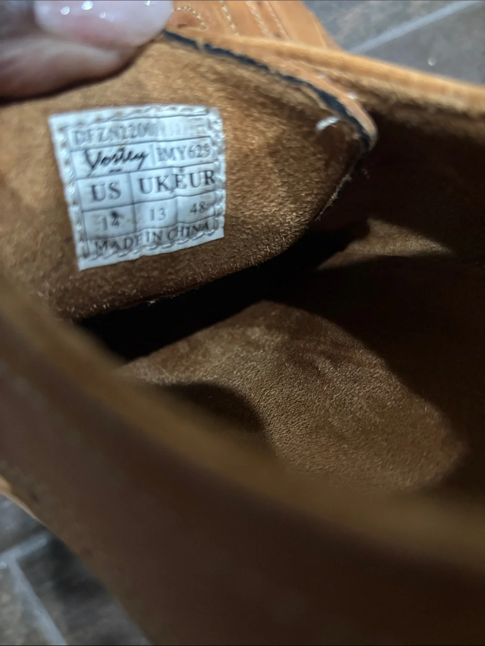 Vostey Tan Leather Wingtip Oxfords